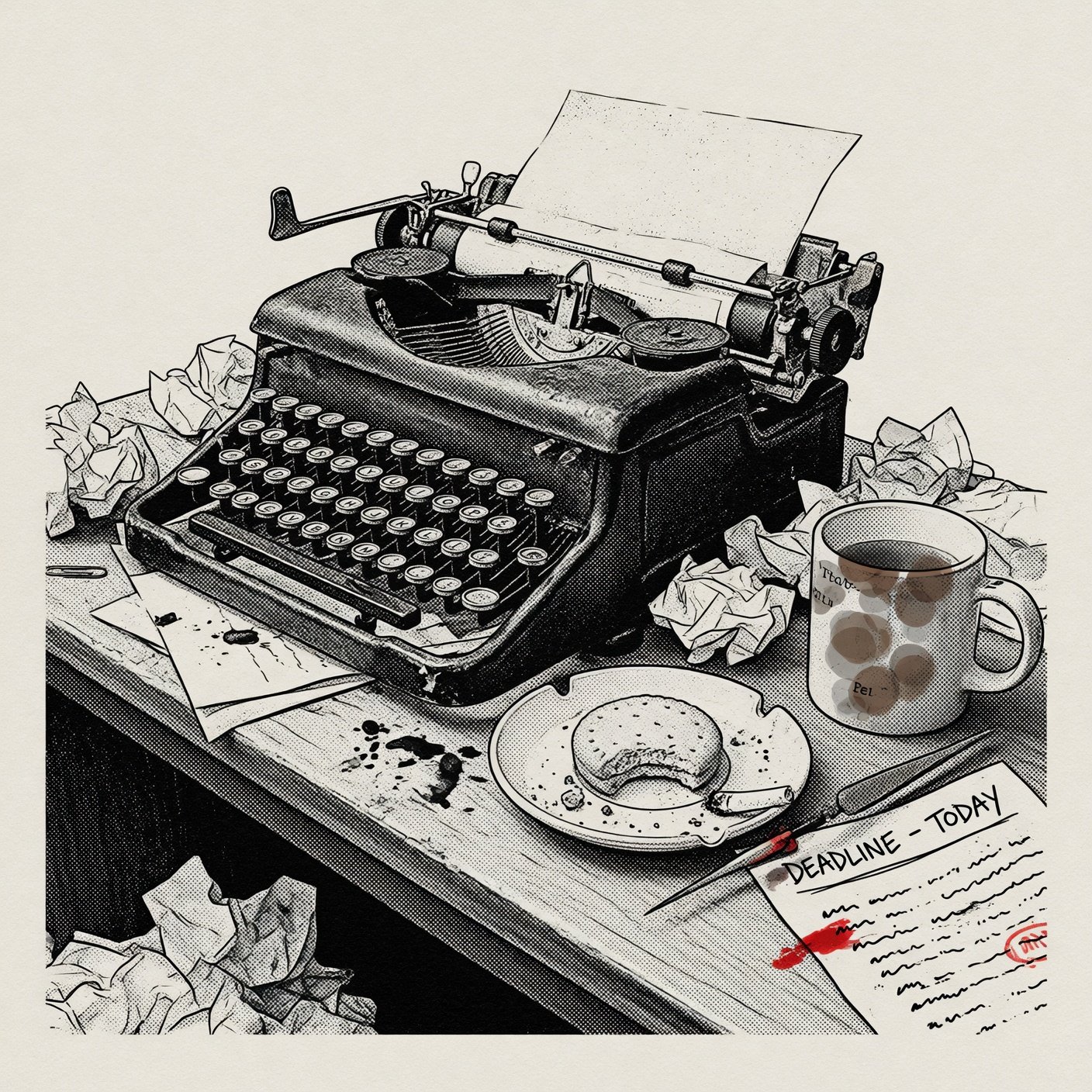 Editorial illustration representing The Lazy Hack